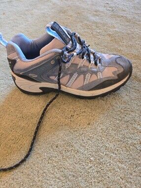 Vintage: Brooks Women's Gray and Light Blue Trail Shoe